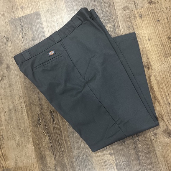 Dickies Men's 874 Work Pants Charcoal Gray 44x30 ( Fits 42x29) Cotton Poly Blend - Picture 1 of 9